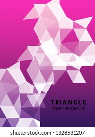 Abstract Triangle Background. Modern Wallpaper. Vector illustration - Vector