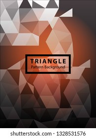 Abstract Triangle Background. Modern Wallpaper. Vector illustration - Vector