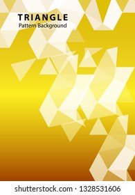 Abstract Triangle Background. Modern Wallpaper. Vector illustration - Vector
