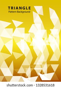 Abstract Triangle Background. Modern Wallpaper. Vector illustration - Vector