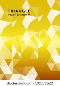 Abstract Triangle Background. Modern Wallpaper. Vector illustration - Vector