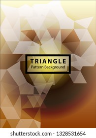 Abstract Triangle Background. Modern Wallpaper. Vector illustration - Vector