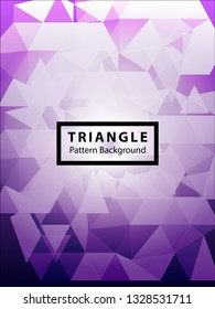 Abstract Triangle Background. Modern Wallpaper. Vector illustration - Vector