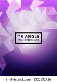 Abstract Triangle Background. Modern Wallpaper. Vector illustration - Vector