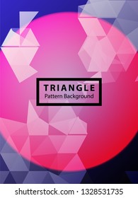Abstract Triangle Background. Modern Wallpaper. Vector illustration - Vector