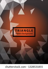 Abstract Triangle Background. Modern Wallpaper. Vector illustration - Vector