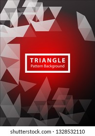 Abstract Triangle Background. Modern Wallpaper. Vector illustration - Vector