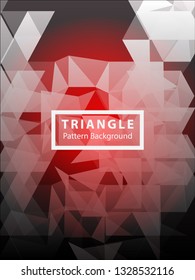 Abstract Triangle Background. Modern Wallpaper. Vector illustration - Vector