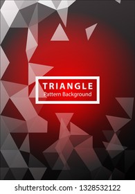 Abstract Triangle Background. Modern Wallpaper. Vector illustration - Vector
