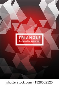 Abstract Triangle Background. Modern Wallpaper. Vector illustration - Vector