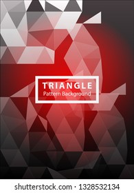 Abstract Triangle Background. Modern Wallpaper. Vector illustration - Vector