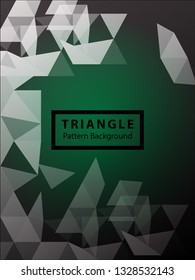 Abstract Triangle Background. Modern Wallpaper. Vector illustration - Vector