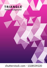 Abstract Triangle Background. Modern Wallpaper. Vector illustration - Vector