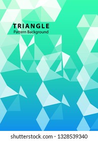 Abstract Triangle Background. Modern Wallpaper. Vector illustration - Vector