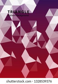 Abstract Triangle Background. Modern Wallpaper. Vector illustration - Vector