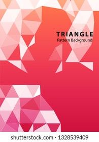 Abstract Triangle Background. Modern Wallpaper. Vector illustration - Vector