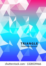 Abstract Triangle Background. Modern Wallpaper. Vector illustration - Vector