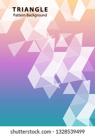 Abstract Triangle Background. Modern Wallpaper. Vector illustration - Vector