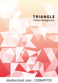 Abstract Triangle Background. Modern Wallpaper. Vector illustration - Vector