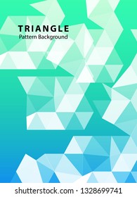 Abstract Triangle Background. Modern Wallpaper. Vector illustration - Vector