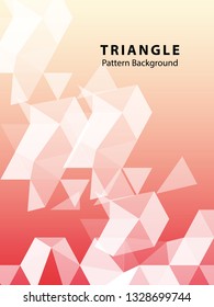Abstract Triangle Background. Modern Wallpaper. Vector illustration - Vector