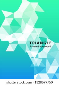 Abstract Triangle Background. Modern Wallpaper. Vector illustration - Vector
