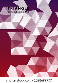 Abstract Triangle Background. Modern Wallpaper. Vector illustration - Vector