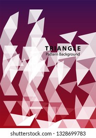 Abstract Triangle Background. Modern Wallpaper. Vector illustration - Vector