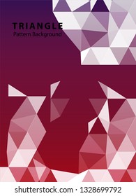 Abstract Triangle Background. Modern Wallpaper. Vector illustration - Vector