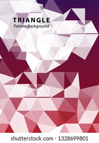 Abstract Triangle Background. Modern Wallpaper. Vector illustration - Vector