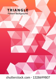 Abstract Triangle Background. Modern Wallpaper. Vector illustration - Vector