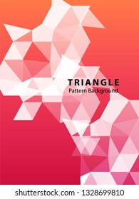 Abstract Triangle Background. Modern Wallpaper. Vector illustration - Vector