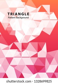 Abstract Triangle Background. Modern Wallpaper. Vector illustration - Vector