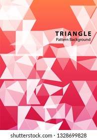 Abstract Triangle Background. Modern Wallpaper. Vector illustration - Vector