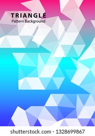 Abstract Triangle Background. Modern Wallpaper. Vector illustration - Vector
