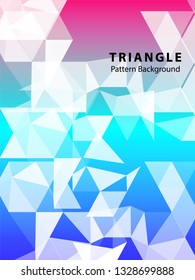 Abstract Triangle Background. Modern Wallpaper. Vector illustration - Vector