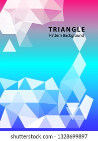 Abstract Triangle Background. Modern Wallpaper. Vector illustration - Vector