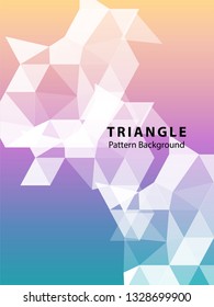 Abstract Triangle Background. Modern Wallpaper. Vector illustration - Vector