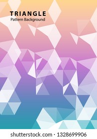 Abstract Triangle Background. Modern Wallpaper. Vector illustration - Vector