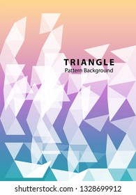 Abstract Triangle Background. Modern Wallpaper. Vector illustration - Vector