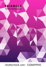 Abstract Triangle Background. Modern Wallpaper. Vector illustration - Vector