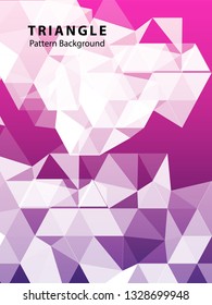 Abstract Triangle Background. Modern Wallpaper. Vector illustration - Vector