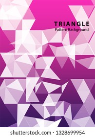 Abstract Triangle Background. Modern Wallpaper. Vector illustration - Vector
