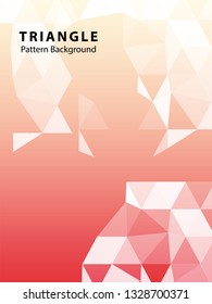 Abstract Triangle Background. Modern Wallpaper. Vector illustration - Vector