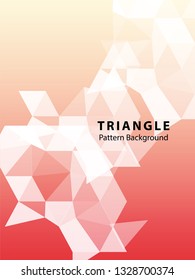 Abstract Triangle Background. Modern Wallpaper. Vector illustration - Vector