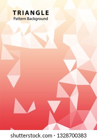 Abstract Triangle Background. Modern Wallpaper. Vector illustration - Vector