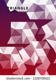 Abstract Triangle Background. Modern Wallpaper. Vector illustration - Vector