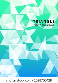 Abstract Triangle Background. Modern Wallpaper. Vector illustration - Vector