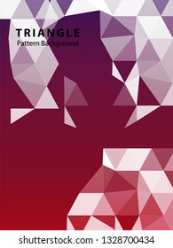 Abstract Triangle Background. Modern Wallpaper. Vector illustration - Vector