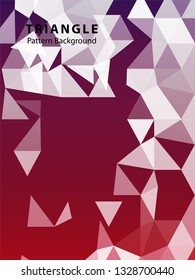 Abstract Triangle Background. Modern Wallpaper. Vector illustration - Vector